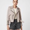 Women'S * | Allsaints Sale Balfern Leather Biker Jacket