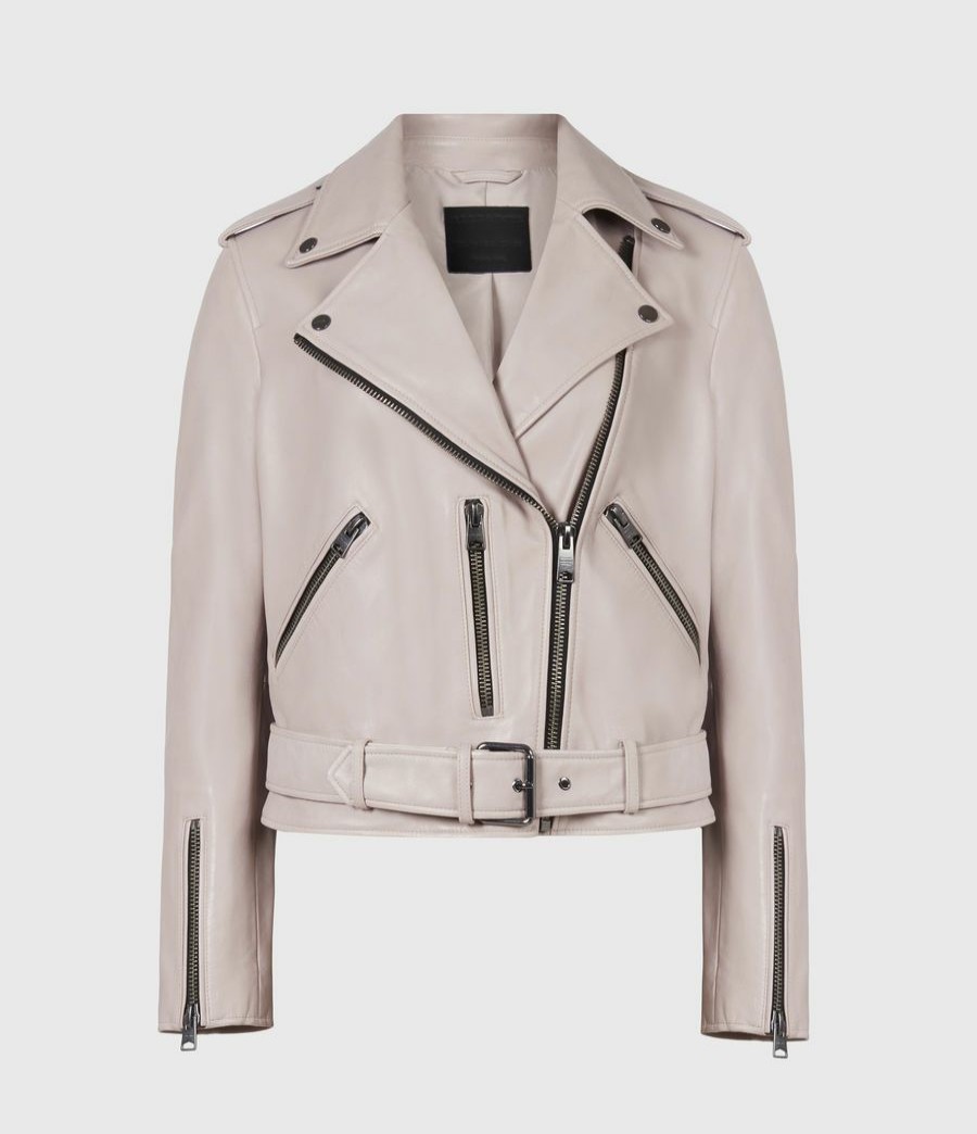 Women'S * | Allsaints Sale Balfern Leather Biker Jacket