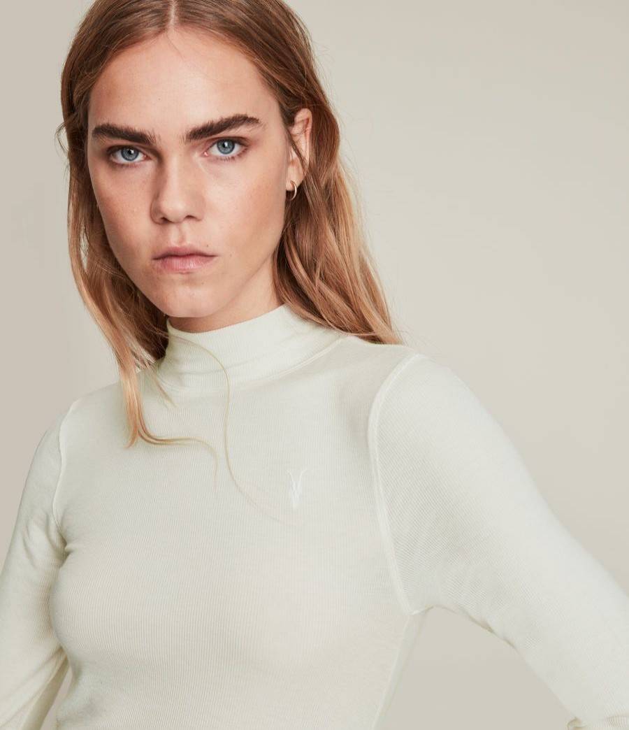 Women'S * | Allsaints Sale Francesco Rina Roll Neck T-Shirt