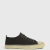 Men'S * | Shop Allsaints Jaxon Low Top Canvas Trainers