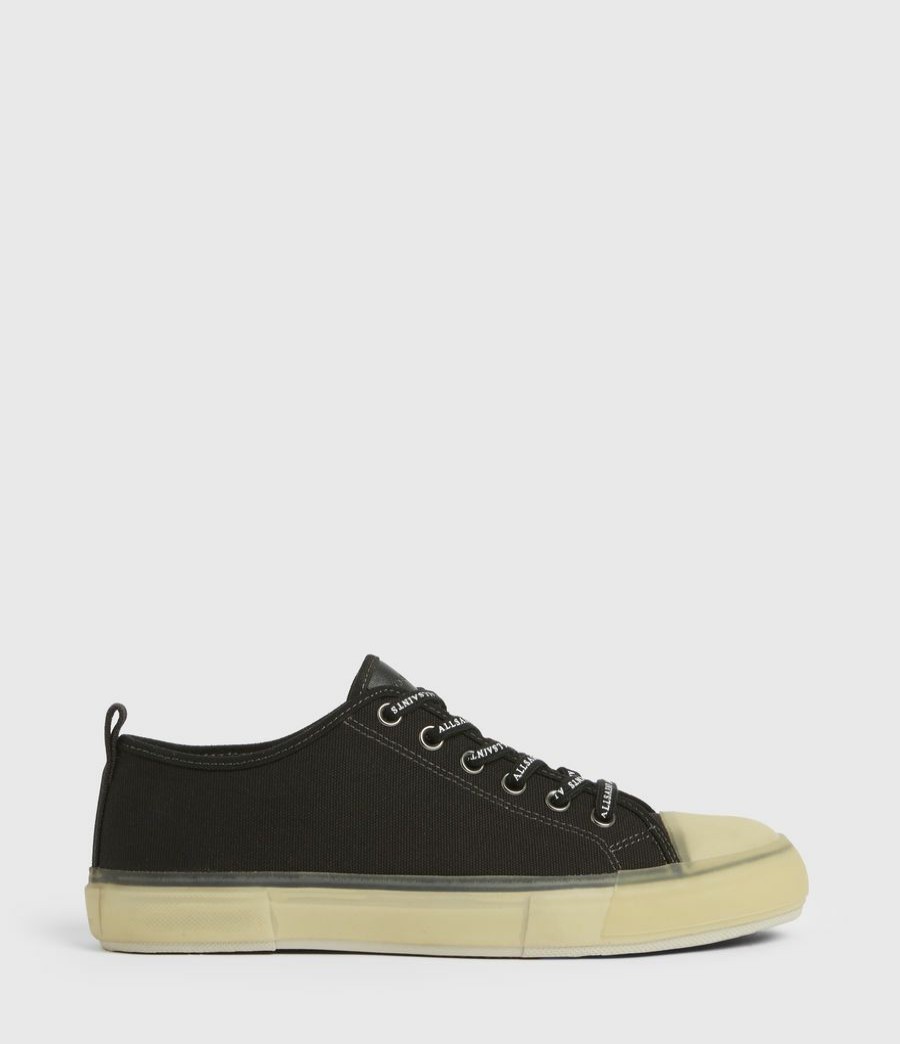 Men'S * | Shop Allsaints Jaxon Low Top Canvas Trainers