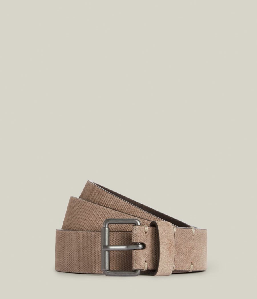 Men'S * | Shop Allsaints Asher Suede Belt