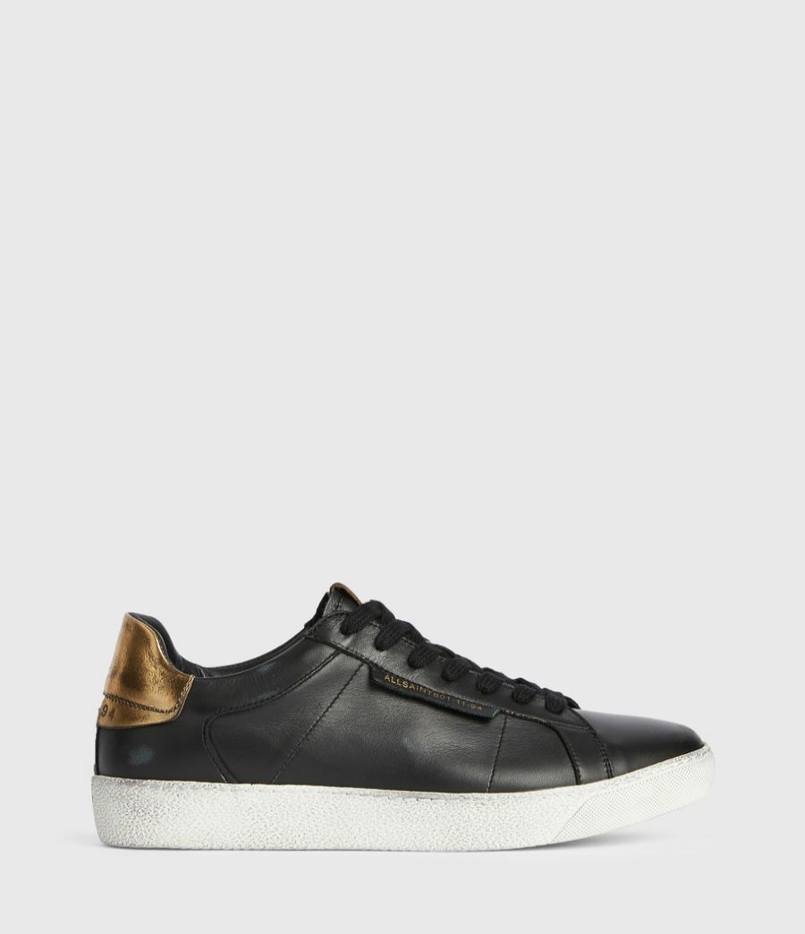 Women'S * | Shop Allsaints Sheer Low Top Leather Trainers