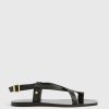 Women'S * | Shop Allsaints Eden Leather Sandals