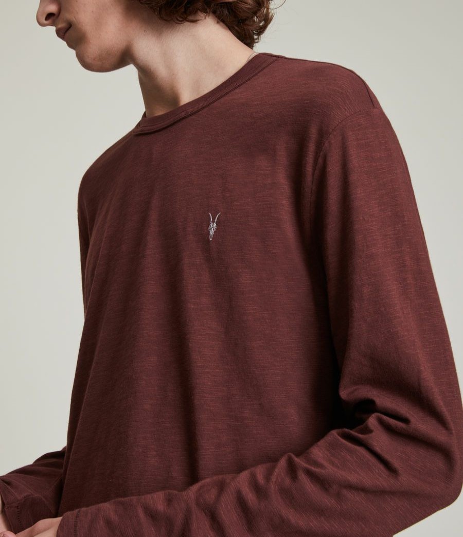 Men'S * | Shop Allsaints Dexter Long Sleeve Crew T-Shirt