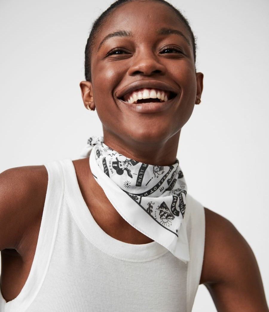 Women'S * | Shop Allsaints Seens Organic Cotton Bandana