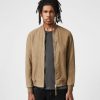 Men'S * | Shop Allsaints Stones Nubuck Bomber Jacket