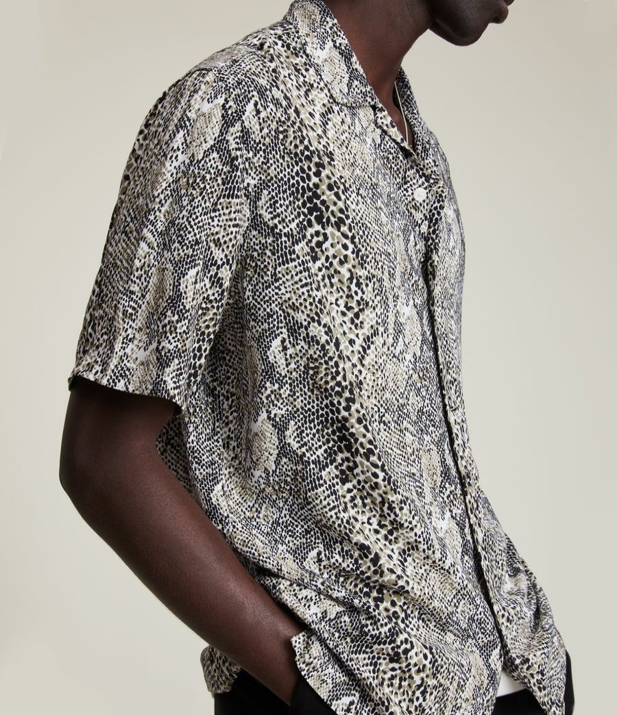 Men'S * | Shop Allsaints Reptilia Shirt