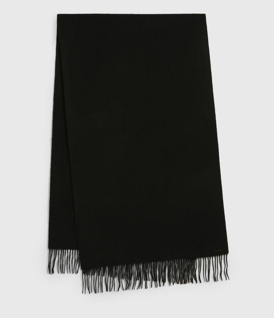 Men'S * | Shop Allsaints Heavy Wool Blanket Scarf