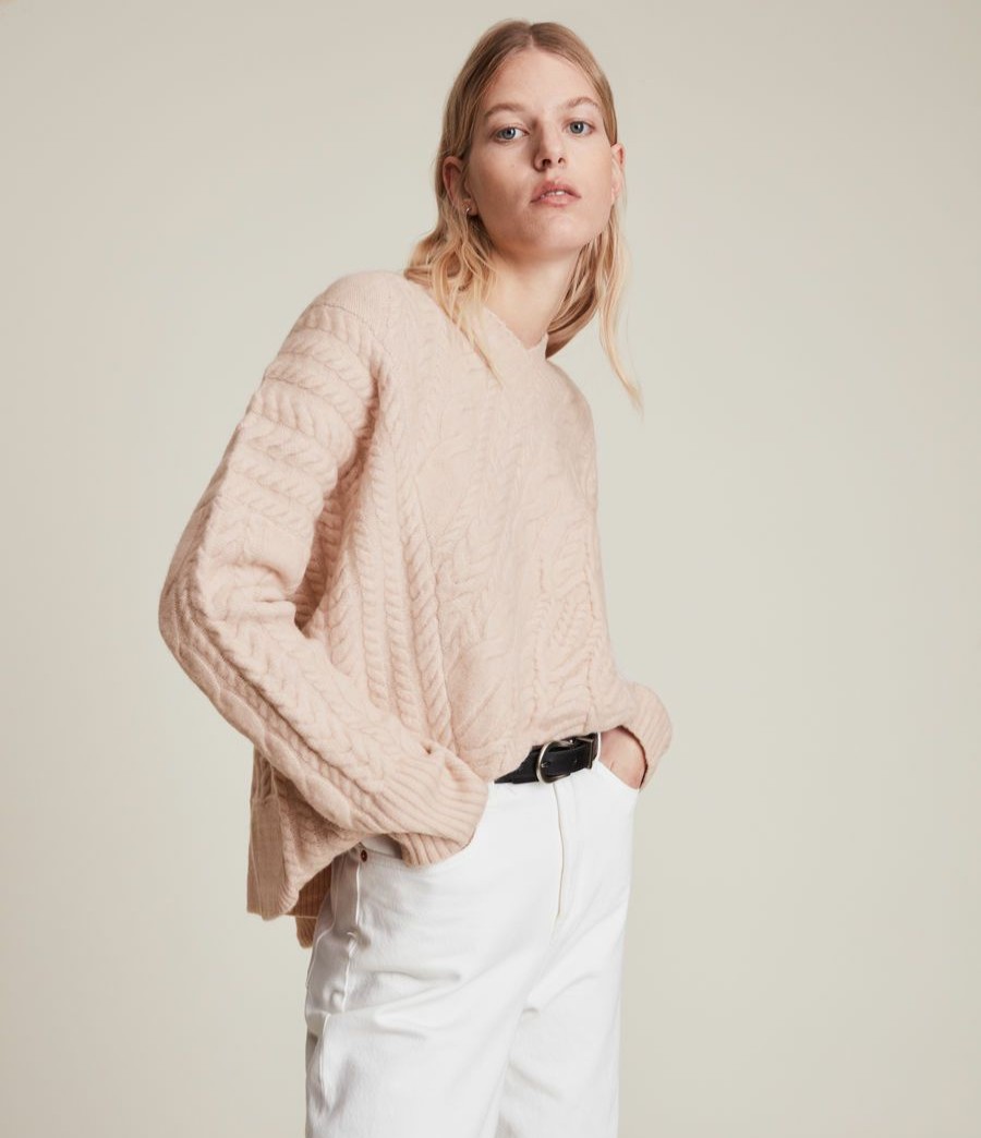 Women'S * | Allsaints Sale Arvid V-Neck Jumper