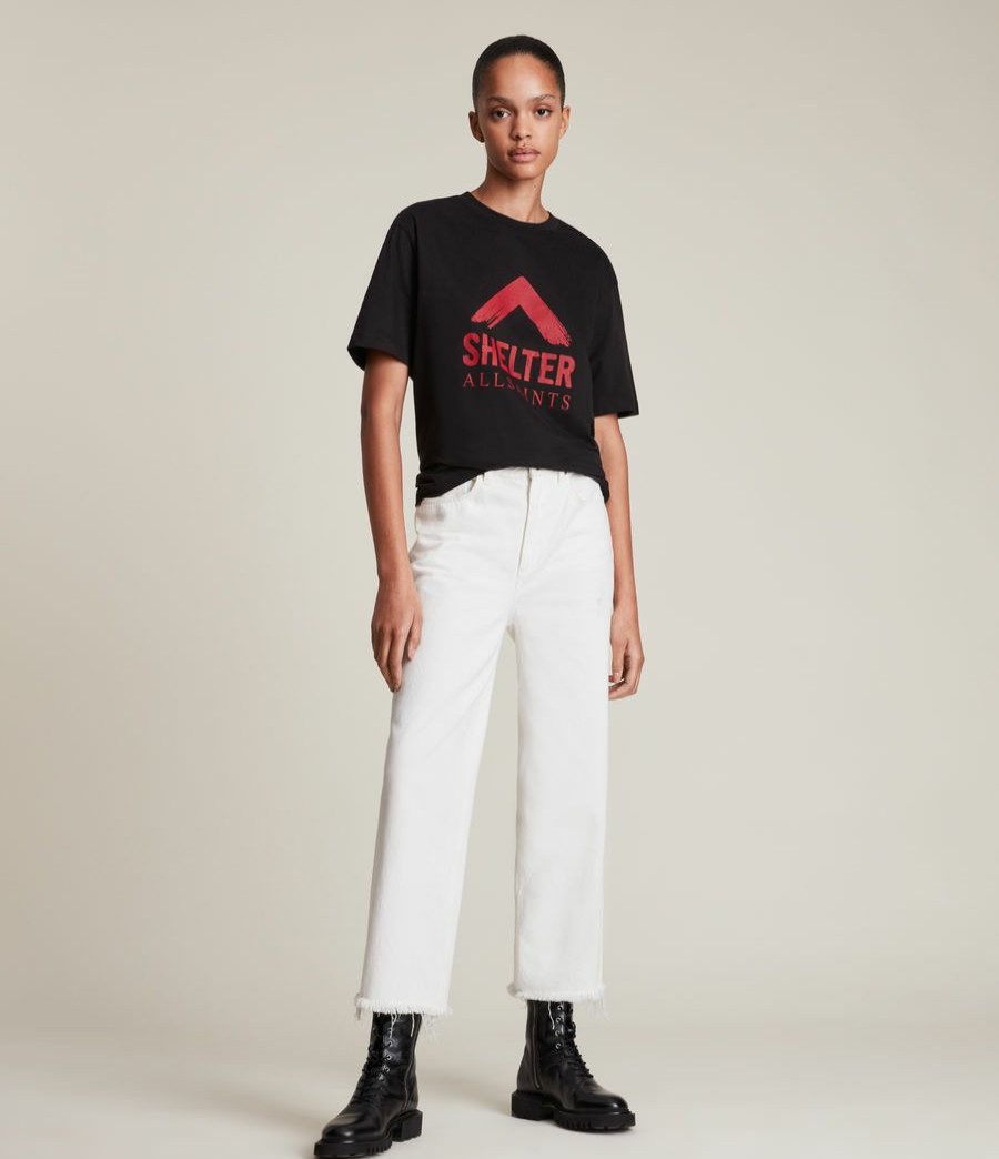 Women'S * | Sale Allsaints X Shelter Unisex T-Shirt