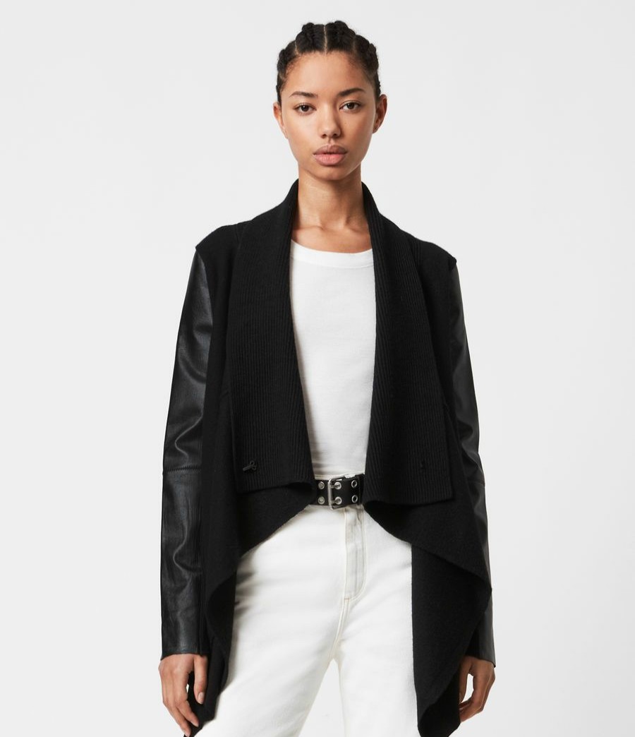 Women'S * | Allsaints Sale Lucia Merino Wool Cardigan