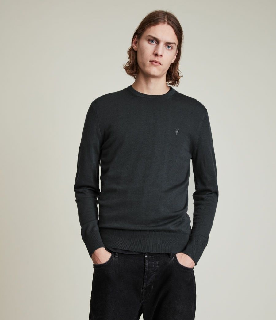 Men'S * | Shop Allsaints Mode Merino Crew Jumper