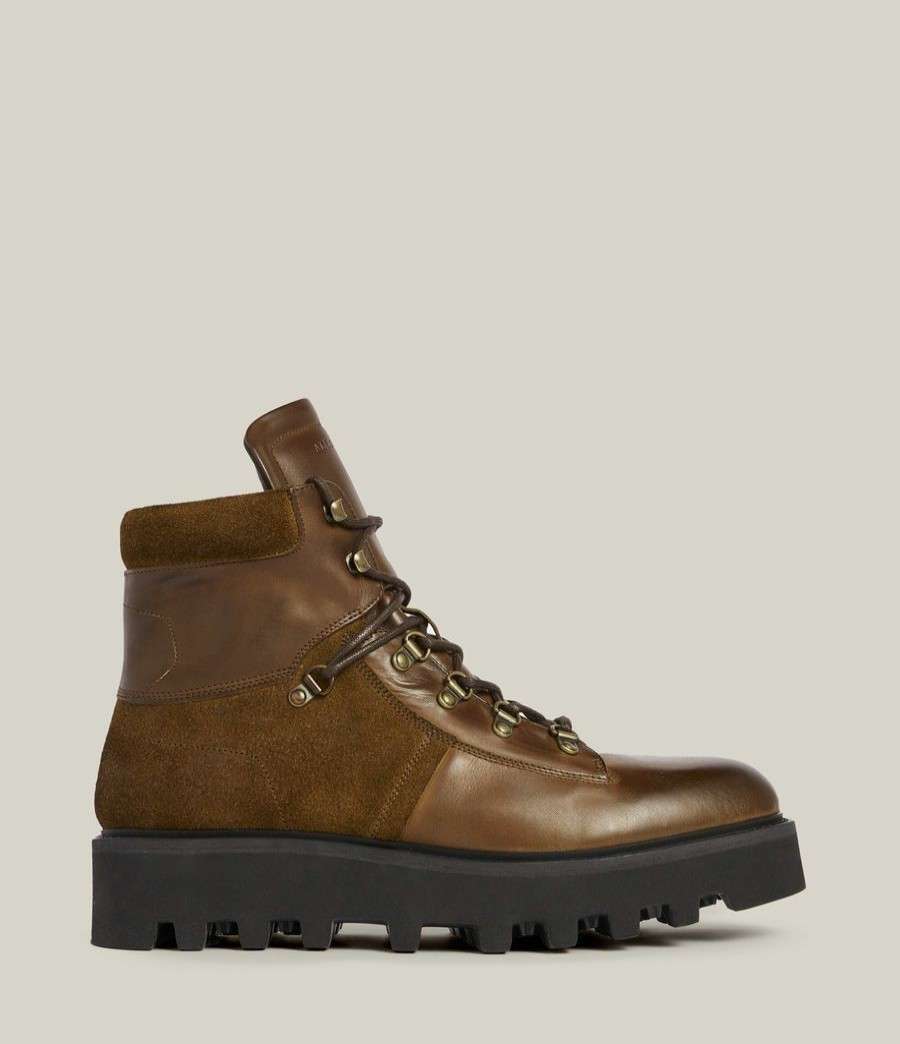 Men'S * | Shop Allsaints Kai Leather Boots