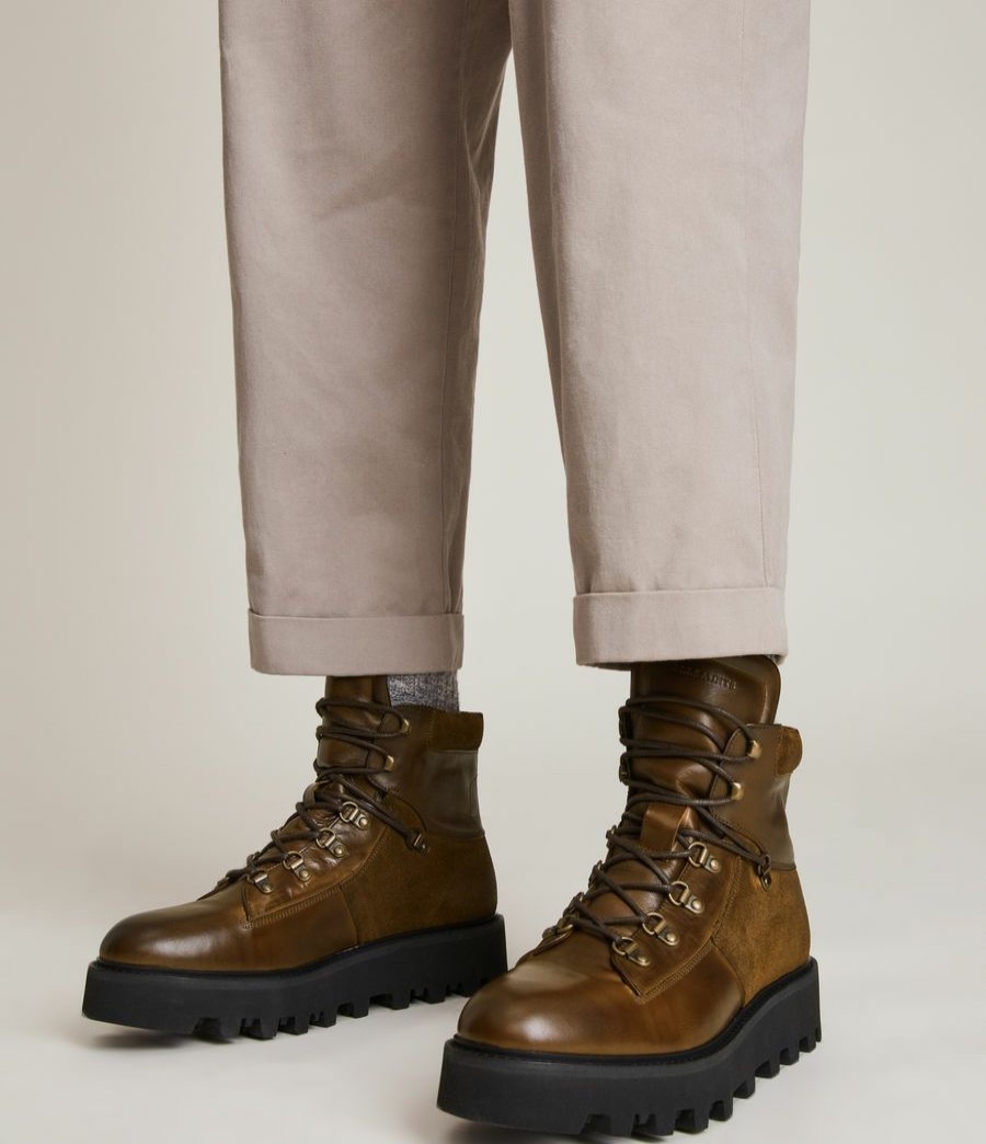 Men'S * | Shop Allsaints Kai Leather Boots