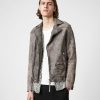 Men'S * | Shop Allsaints Antro Leather Biker Jacket