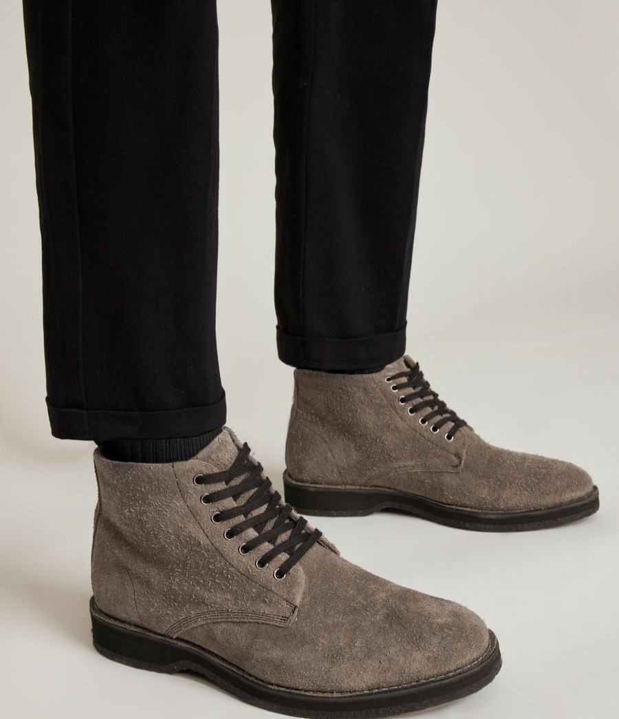 Men'S * | Shop Allsaints Mathias Suede Boots