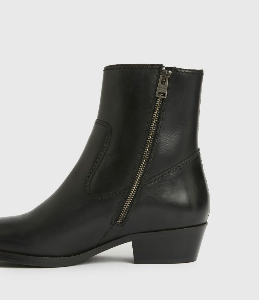 Men'S * | Shop Allsaints Ridge Leather Boots