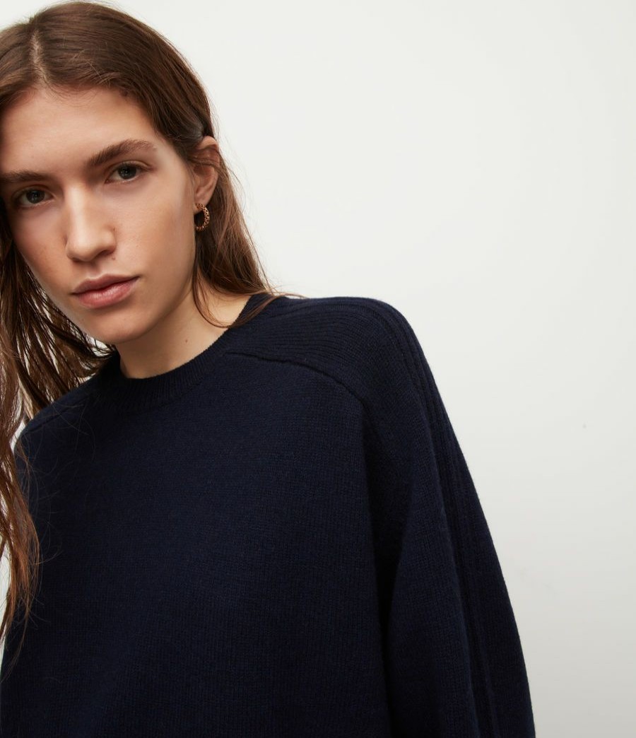 Women'S * | Allsaints Sale Kiera Cashmere Crew Jumper