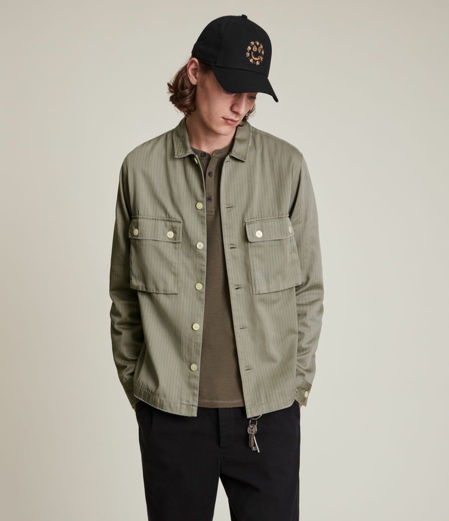 Men'S * | Shop Allsaints Carrier Shirt