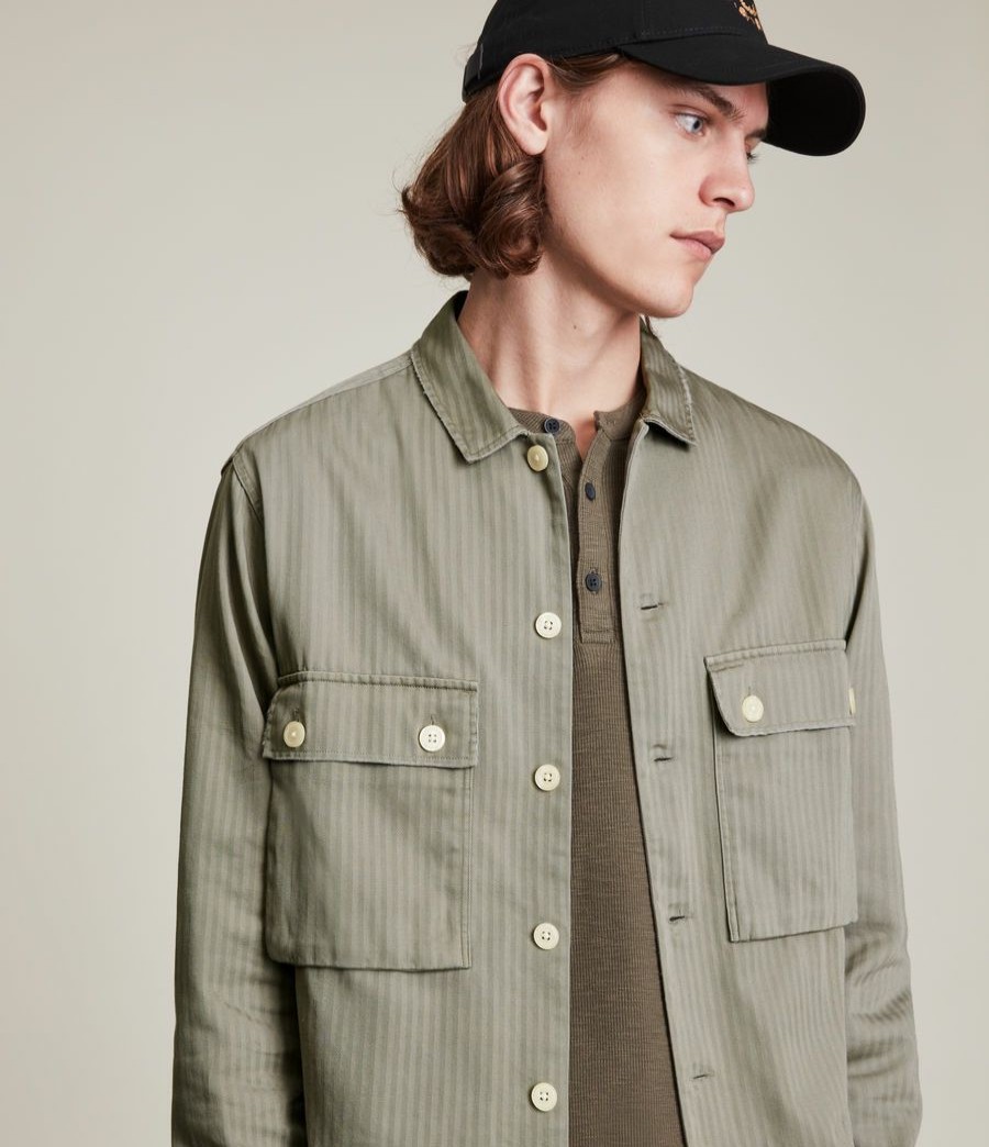 Men'S * | Shop Allsaints Carrier Shirt