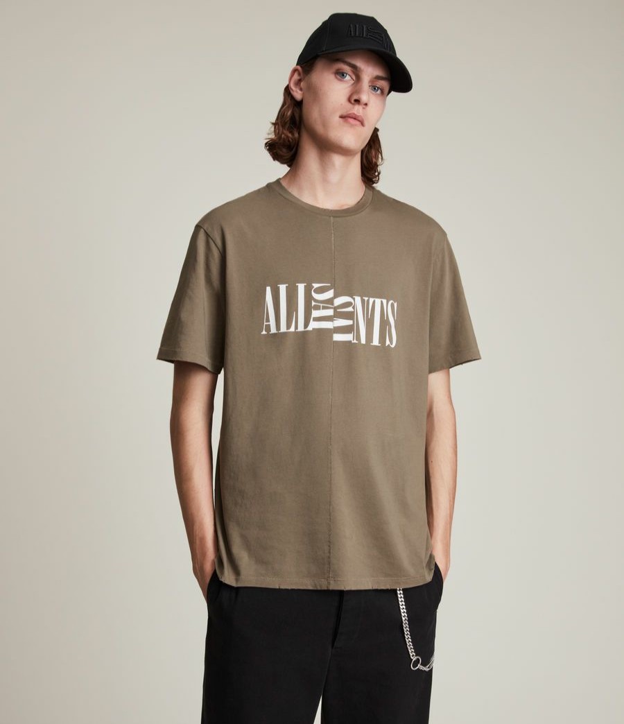 Men'S * | Shop Allsaints Nico Crew T-Shirt