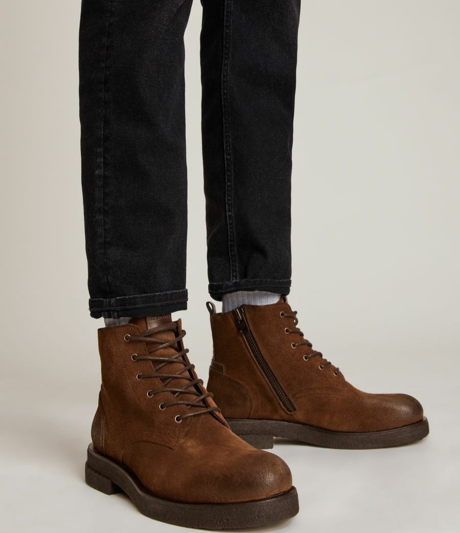 Men'S * | Shop Allsaints Kerouac Suede Boots