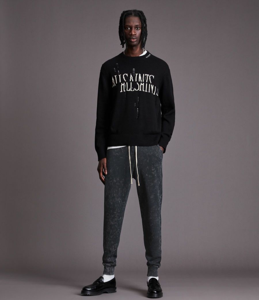 Men'S * | Shop Allsaints Hani Cuffed Slim Sweatpants