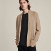 Men'S * | Shop Allsaints Mode Merino Open Cardigan