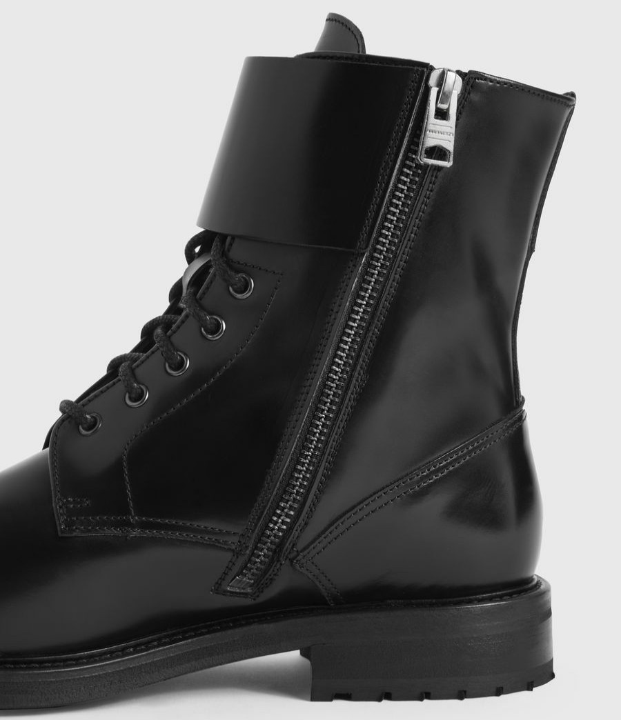 Women'S * | Shop Allsaints Brigade Leather Boots