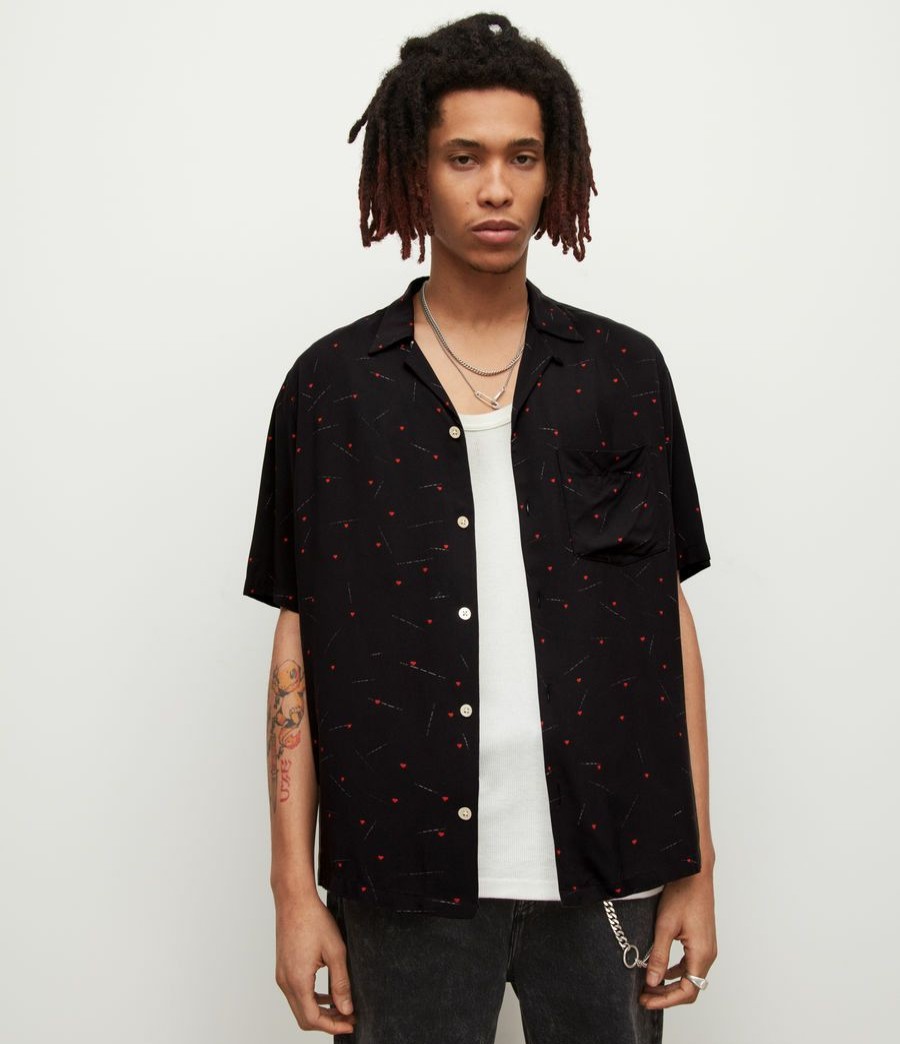 Men'S * | Shop Allsaints Morse Code Shirt