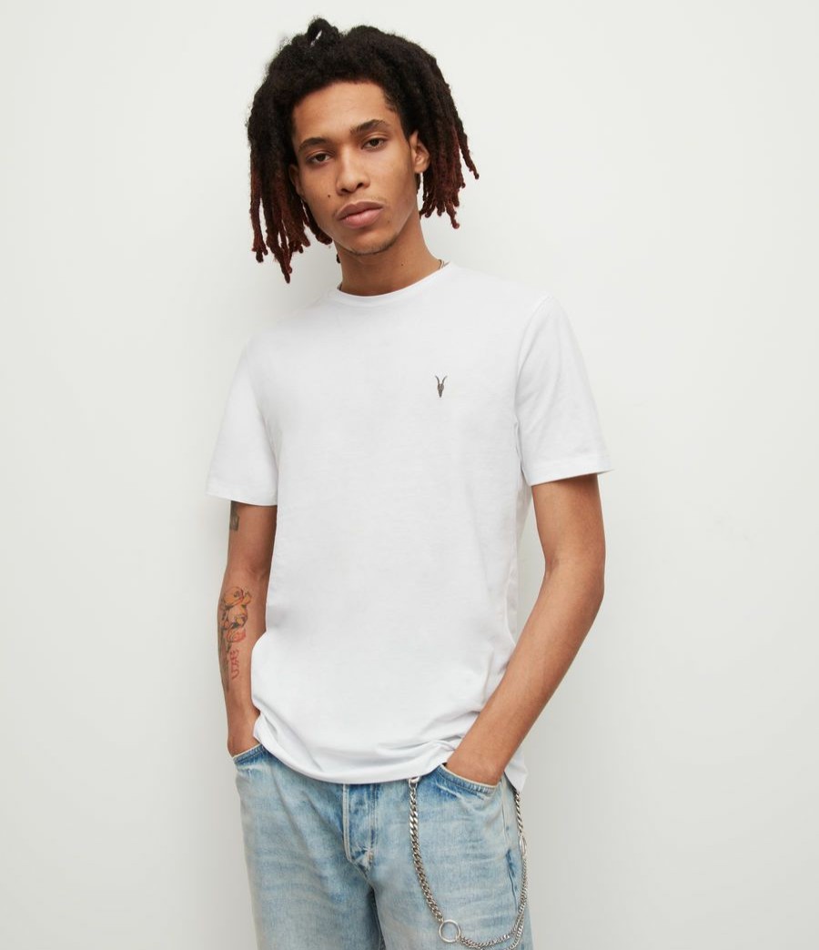 Men'S * | Shop Allsaints Brace Crew 3 Pack T-Shirts