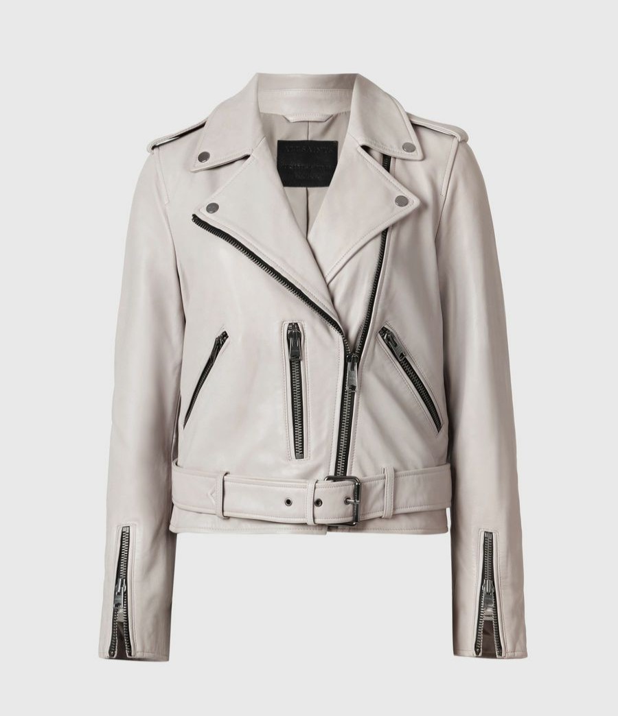 Women'S * | Allsaints Sale Balfern Leather Biker Jacket