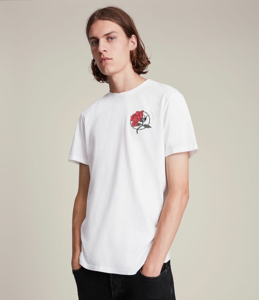 Men'S * | Shop Allsaints Nurose Brace Crew T-Shirt