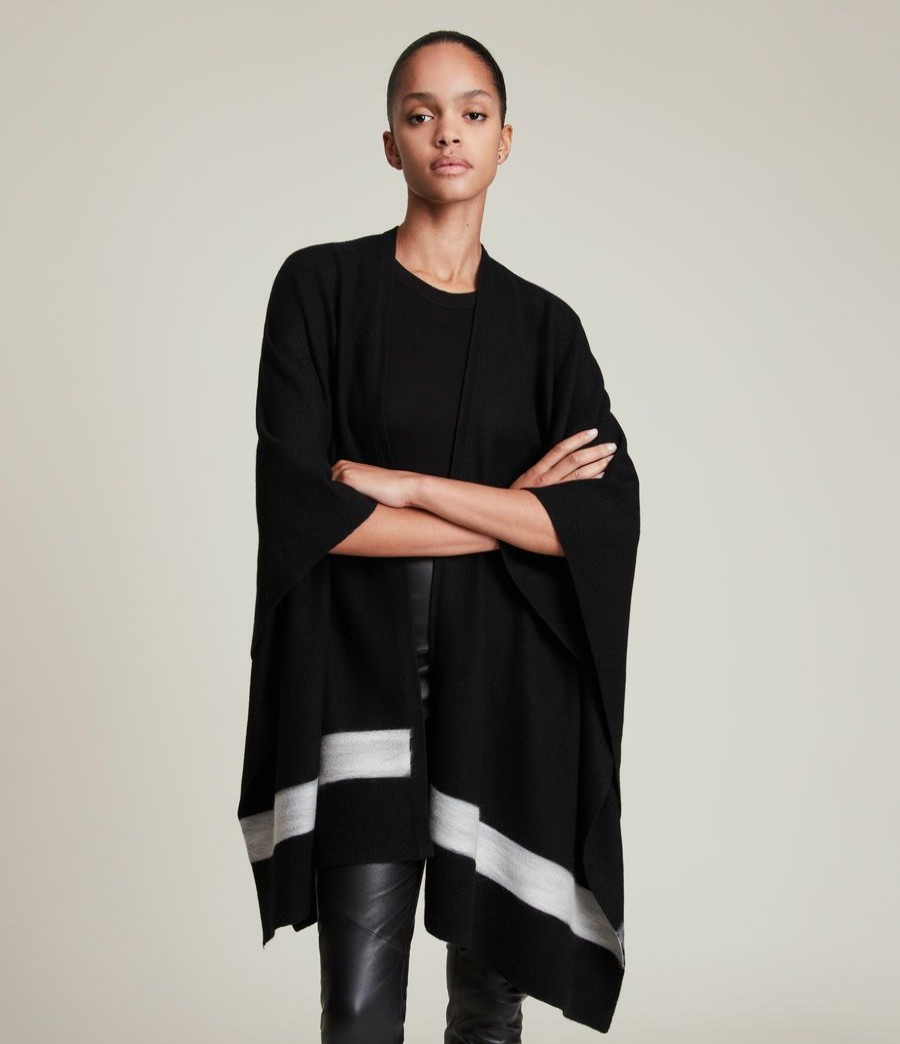 Women'S * | Allsaints Sale Pru Merino Wool Shawl