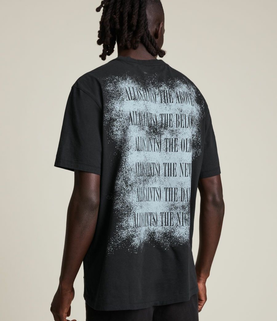 Men'S * | Shop Allsaints Shadow Stamp Crew T-Shirt