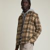 Men'S * | Shop Allsaints Statland Check Overshirt